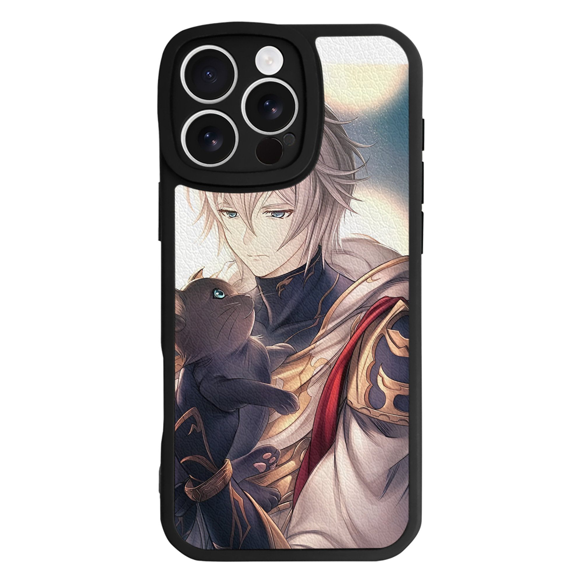 （画像用） 刀剣乱舞 Touken Ranbu 【iPhone 16シリーズ対応】シリコンスマホケース（レザー調） 材質：シリコン